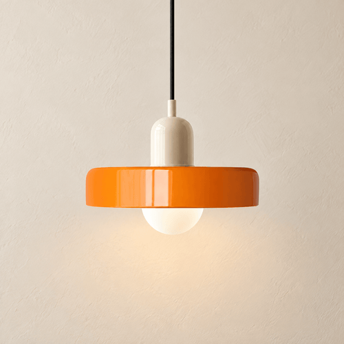 Bauhaus Glass Pendant Light with Adjustable Cord StyleB