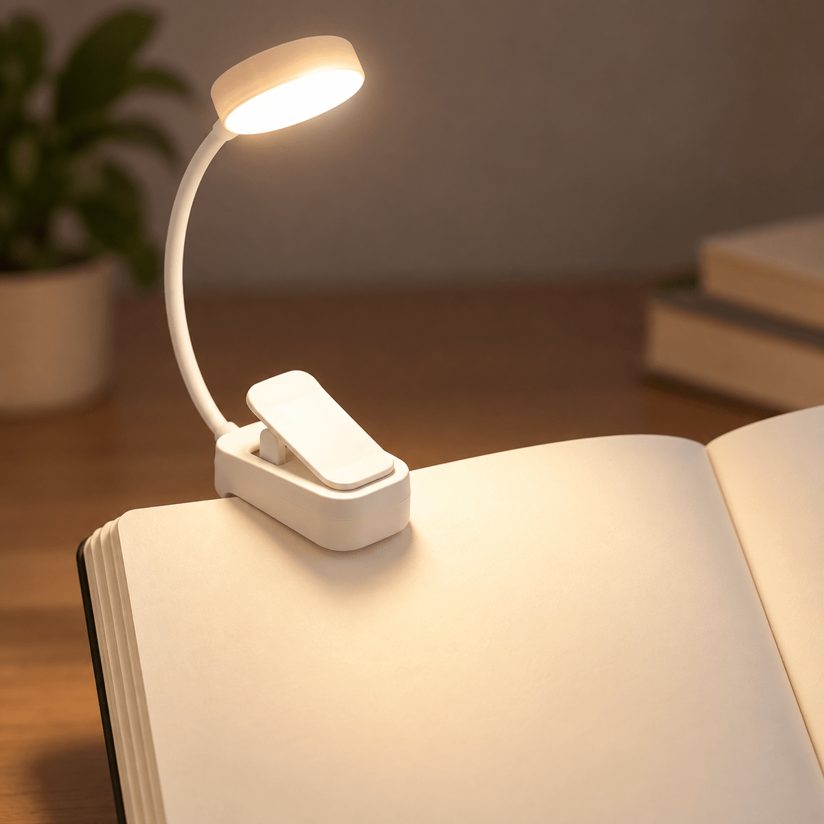 Clip-On Book Light with 3 Colours and Stepless Dimming — Detail