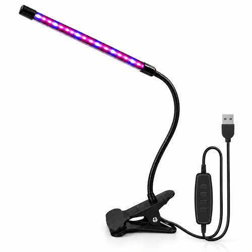 Clip-On LED Grow Light with Timer, 1–4 Heads product photograph