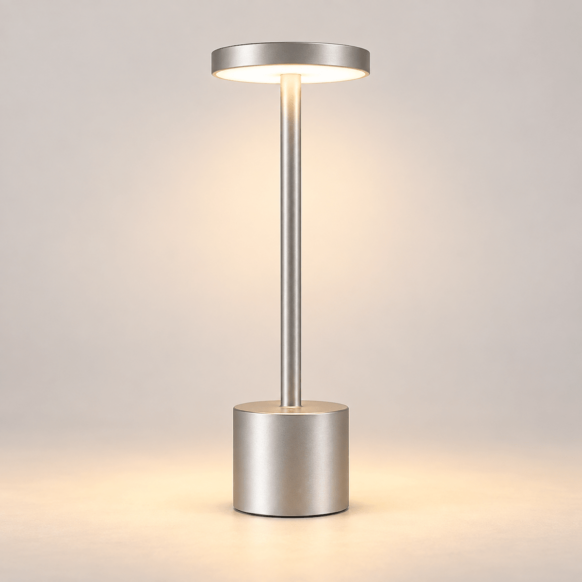 Rechargeable Aluminum Touch Table Lamp, StyleA product photograph