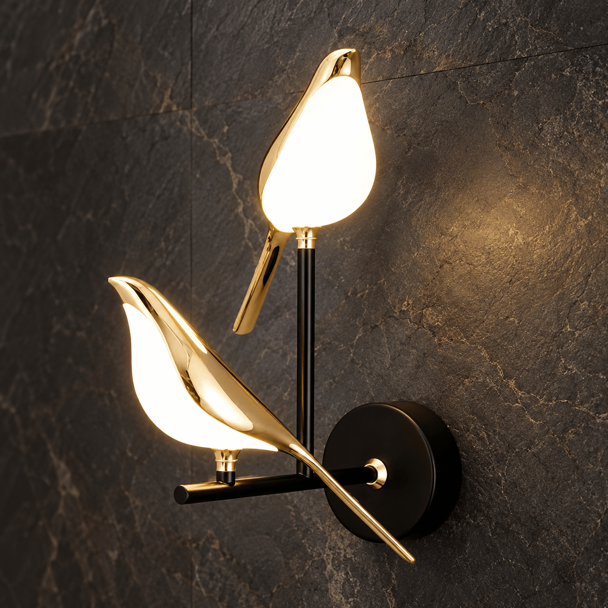 Gold Bird LED Wall Sconce, StyleC product photograph