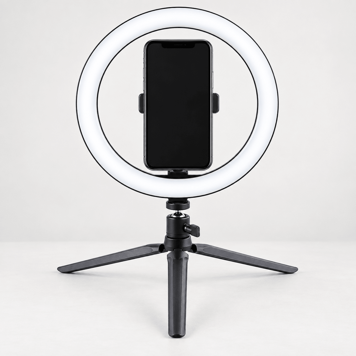 26 cm LED Ring Light with Tripod Stand A