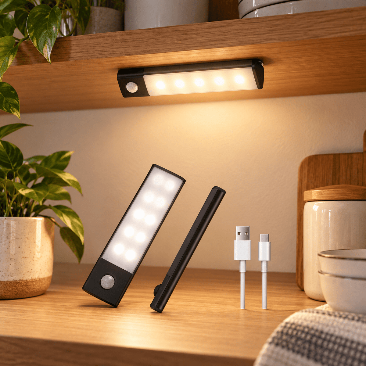 Magnetic Motion Sensor Cabinet Light with 3 Modes StyleB