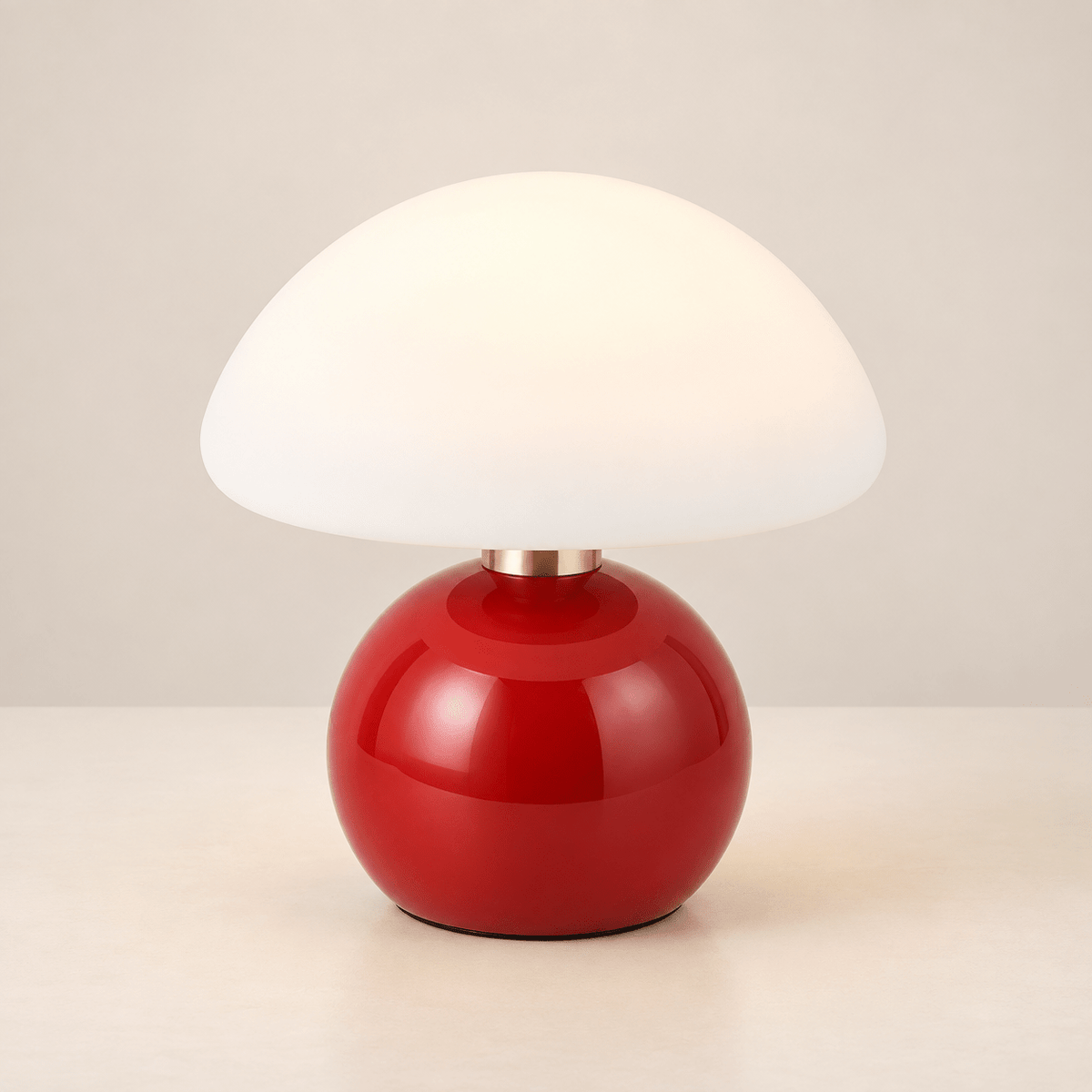 Matte Mushroom Table Lamp with Touch Dimming StyleA