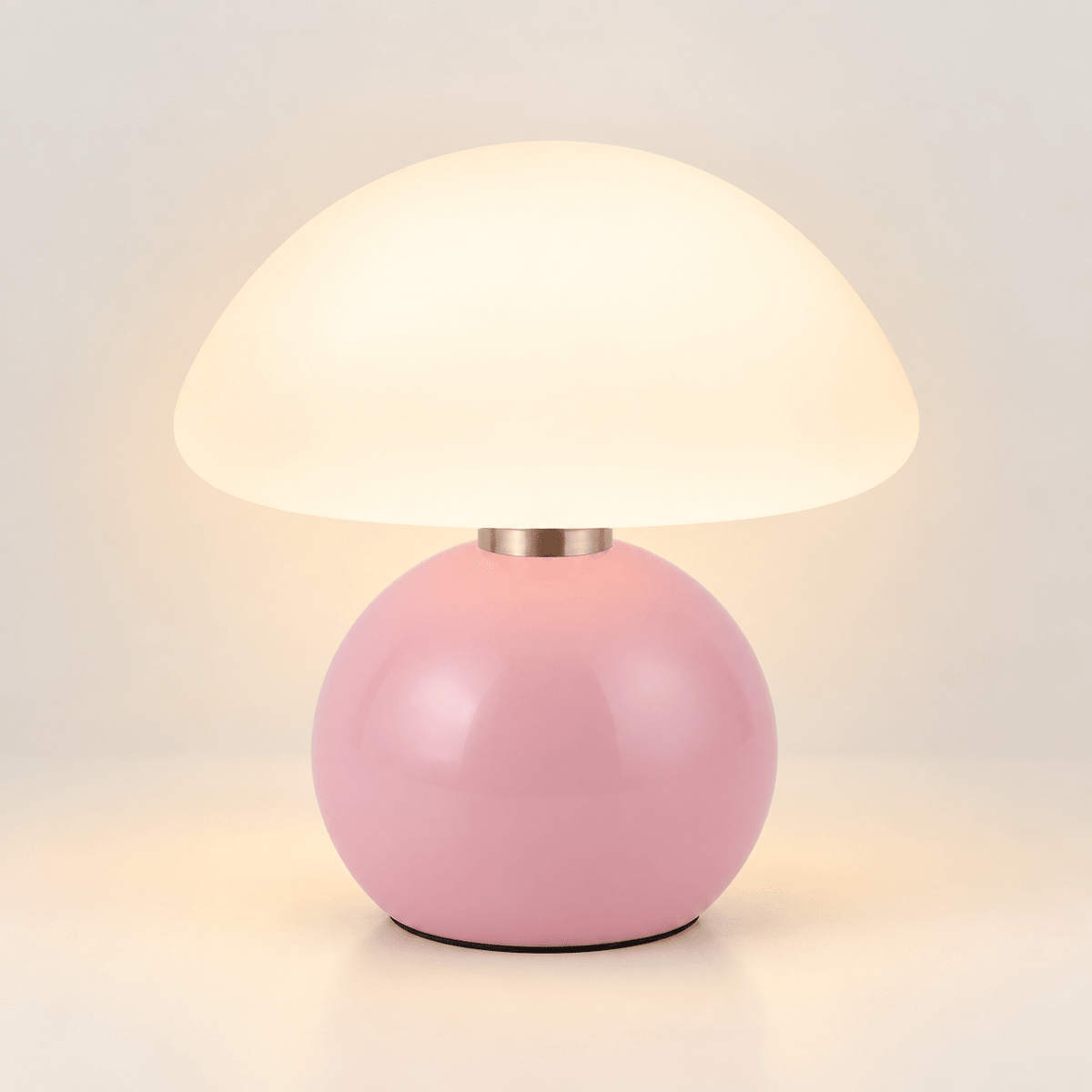Matte Mushroom Table Lamp with Touch Dimming Pastel