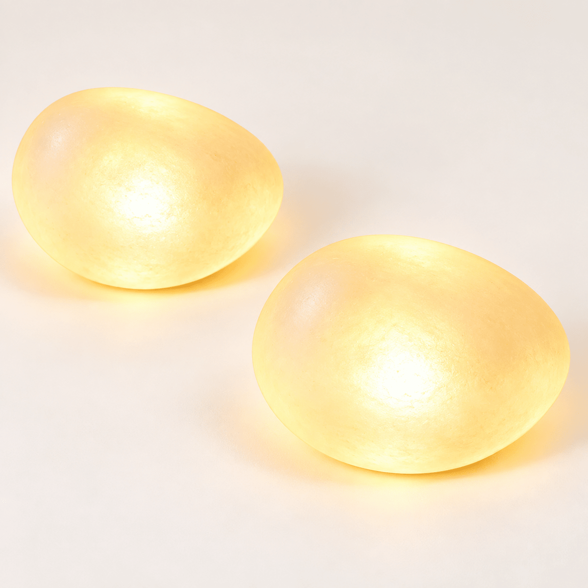 Solar Cobblestone Garden Pathway Lights Warm white, 2 pack