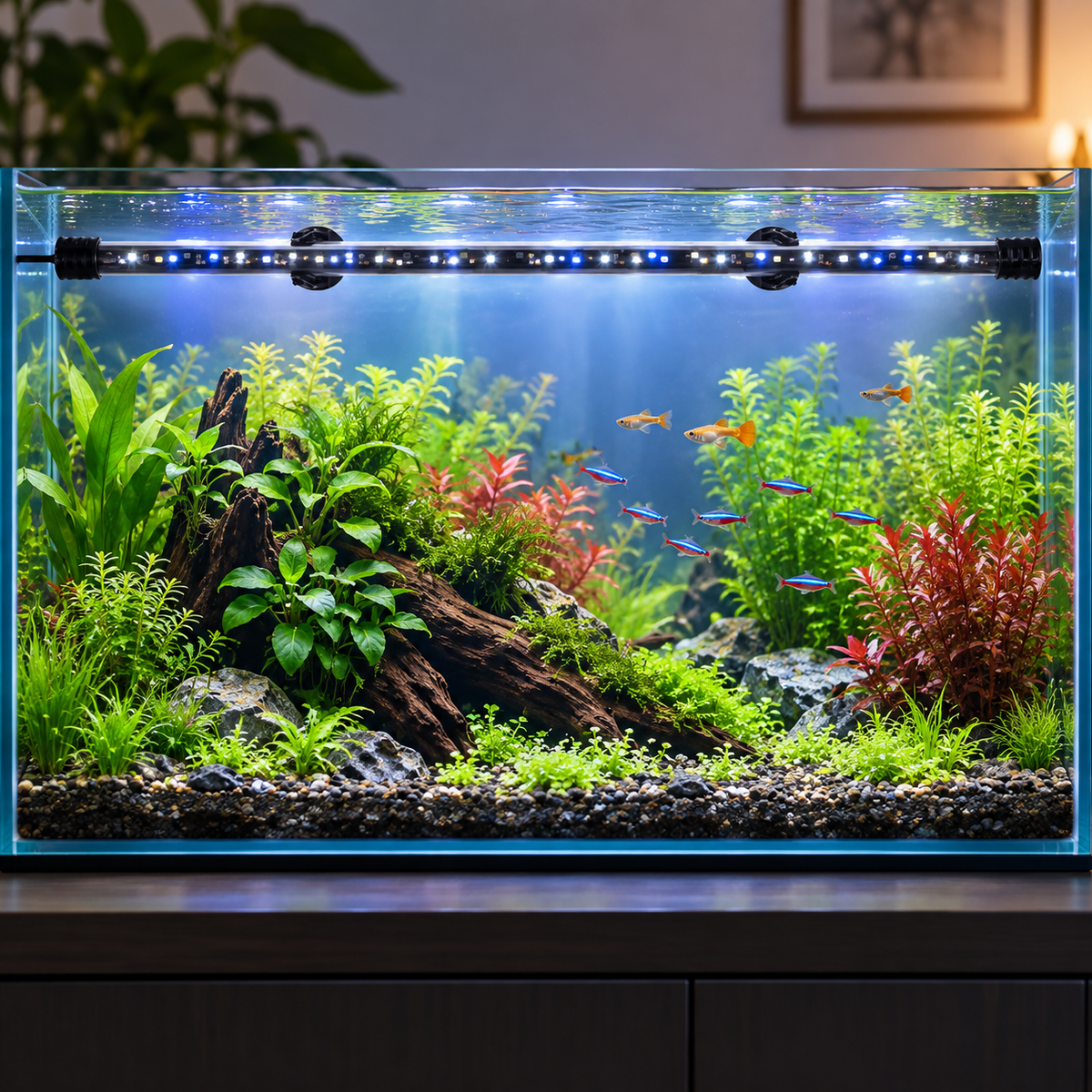USB LED Aquarium Light, 18–58 cm product photograph