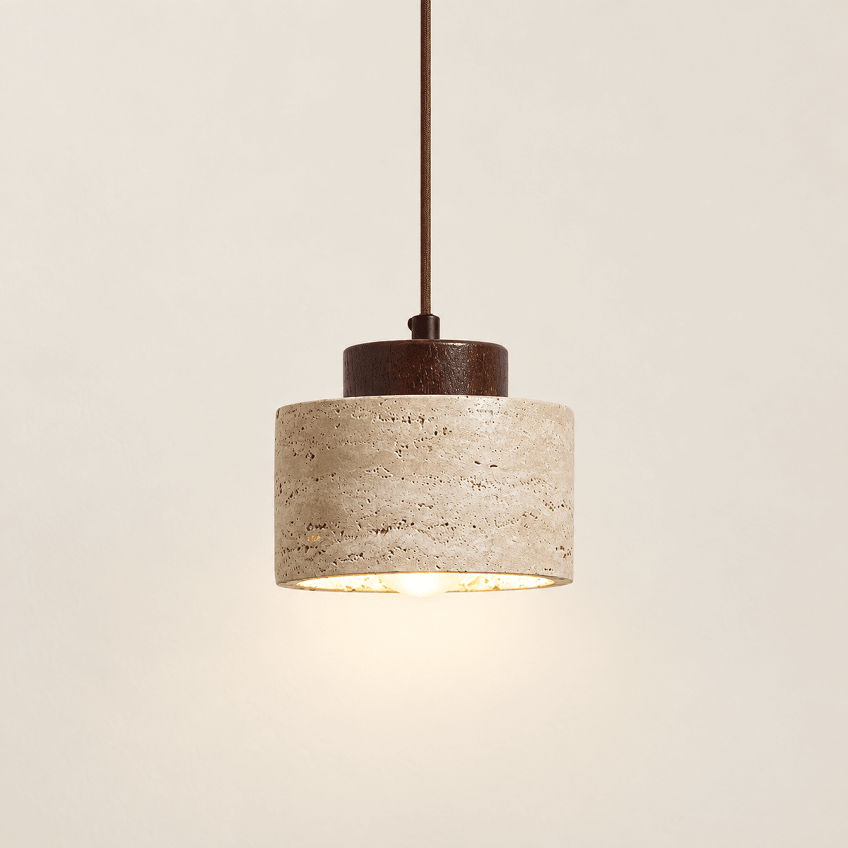 wabi sabi stone pendant light alternate finish view