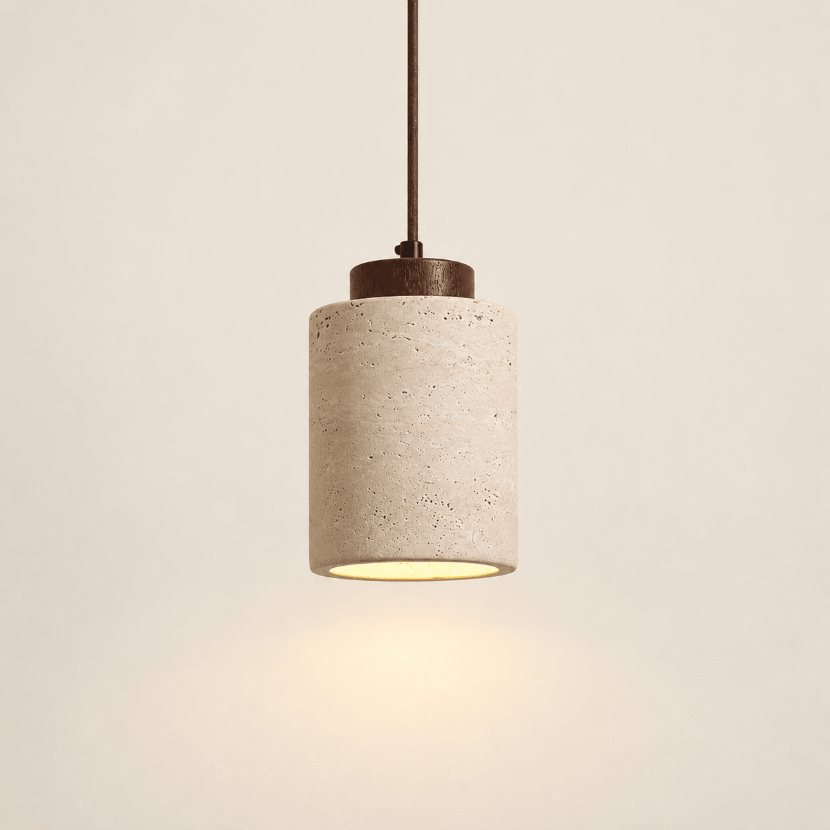 wabi sabi stone pendant light fourth style view